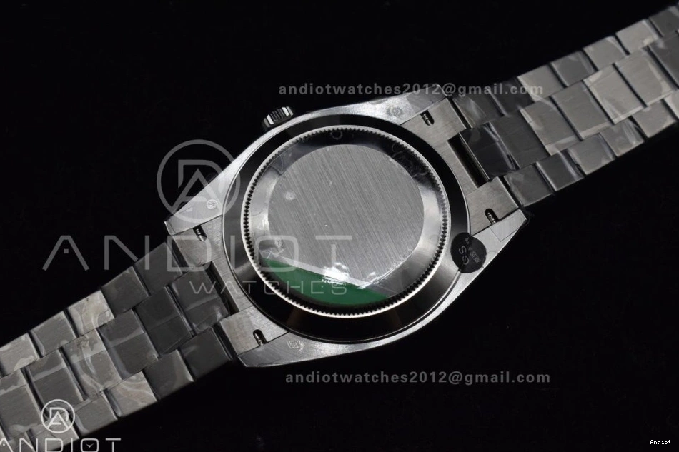 Gain A President DayDate 40 Crystal Bracelet 720 Unique On Dial Weight SS Blue Iced GSF 0709
